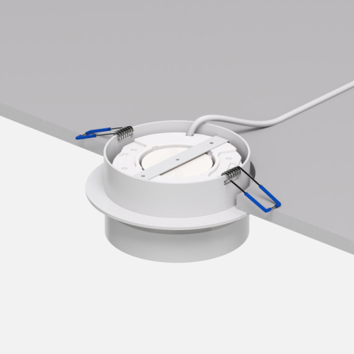 DK2100-WH Встраиваемый светильник NIKO, IP 20, до 15 Вт, GX53, LED, белый, акрил, алюминий фото 4