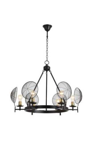 Люстра подвесная Alfa Light F3524-03 Black E27*6(bulb exclude) Люстра подвесная Alfa Light F3524-03 Black E27*6(bulb exclude)