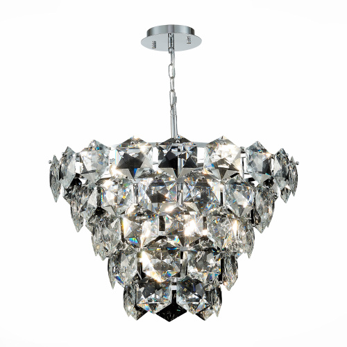 SL1631.103.09 Люстра подвесная ST-Luce Хром/Прозрачный E14 9*40W VITERBO фото 10