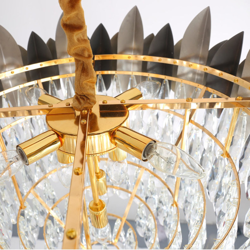 Люстра Jadorel L5+3 gold/black фото 5