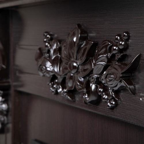 Электрокамин RealFlame Ottawa DN венге премиум с очагом Fobos Lux Black фото 7