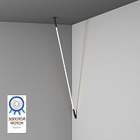 DK7502-BK Cветильник-трос в оплетке FLEX со светодиодом 2м 24V DC 35W 360° 3000К IP20 черный Цветопередача: >90, Световой поток: 1540Лм