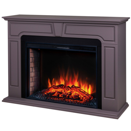 Каминокомплект THEODOR/РАФАЭЛЬ Серо-коричневый с очагом Электроочаг EPSILON/ЭПСИЛОН 33 фото 2