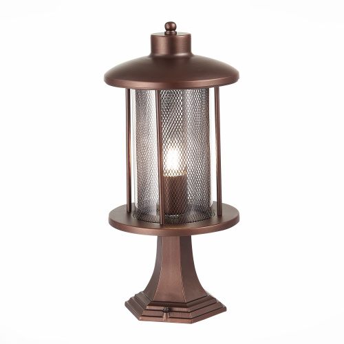 SL080.405.01 Светильник уличный наземный ST-Luce Темный кофе/Прозрачный, Темный кофе E27 1*60W LASTERO фото 3