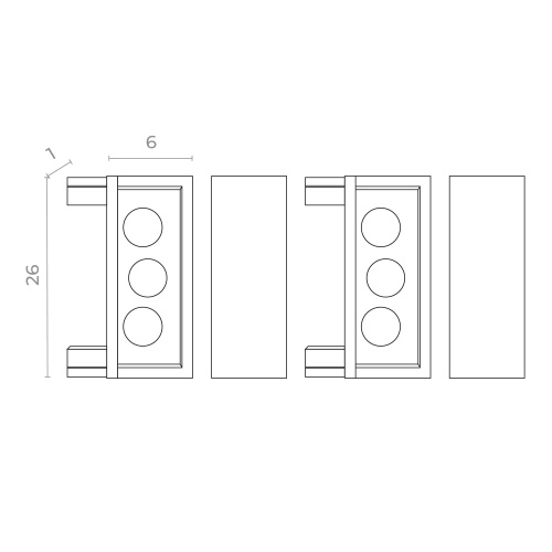 ST067.509.19 Торцевая заглушка SKYFLAT (2 шт) ST-Luce Белый SKYFLAT фото 2 ST067.509.19 Торцевая заглушка SKYFLAT (2 шт) ST-Luce Белый SKYFLAT фото 2