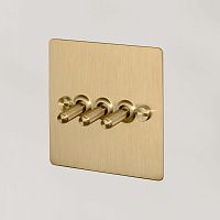 Выключатель 3G Toggle Brass