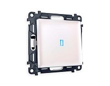 Комплект механизма 1-кл выключателя AMBRELLA VOLT с подсветкой 10000K ALFA Жемчуг QUANT (AP2020, VM101, G17B) MA202020