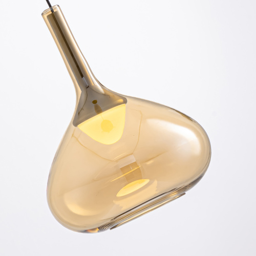 Подвесной светильник MD25001005-1A brass/amber фото 3