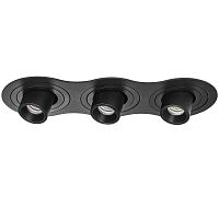 Комплект из светильника и рамки Lightstar Intero Tubo (217637+217174+217174+217174) i637174