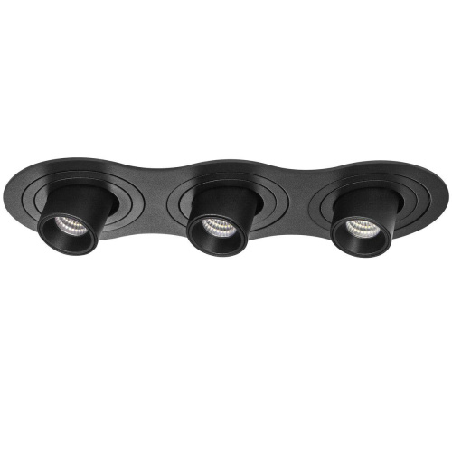 Комплект из светильника и рамки Lightstar Intero Tubo (217637+217172+217172+217172) i637172