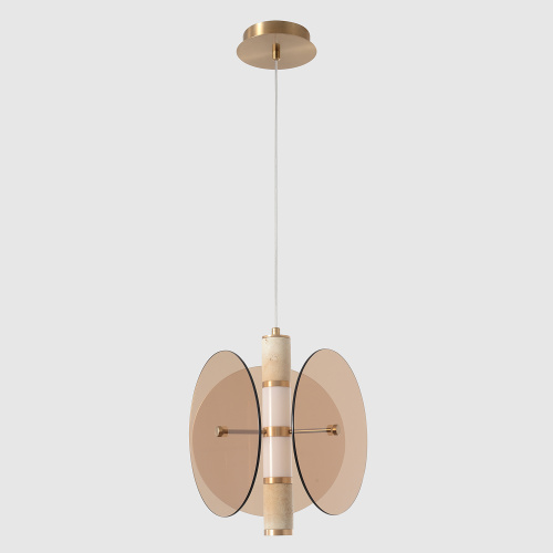 Светильник подвесной Crystal Lux AMARILLO SP12W LED BRASS фото 4