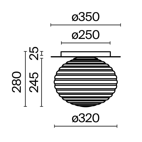 Потолочный светильник Maytoni MOD268CL-01G фото 4