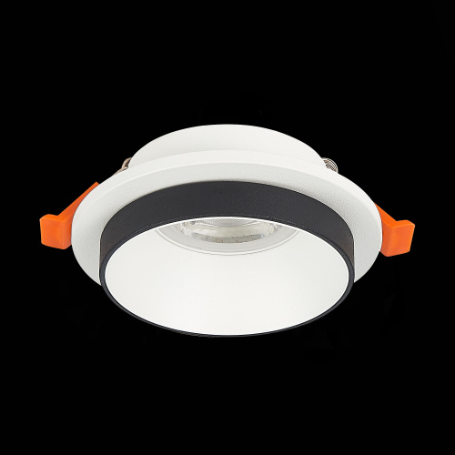 ST206.508.01 Св-к встр. Белый GU10 1*50W  D92xH38 220V Без ламп Встраиваемые светильники фото 9