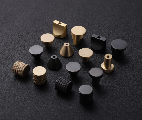 Ручка-кнопка HK002 brass фото 5 Ручка-кнопка HK002 brass фото 5