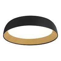 SLE1812-402-01 Светильник потолочный Черный, Древесный/белая LED 1*36W 4000K MUSE