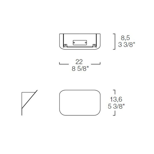 Настенный светильник YON P Chrome фото 4