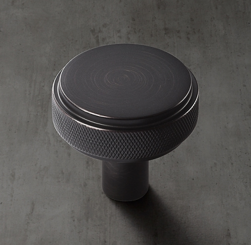 Ручка-кнопка Lambeth Knurled d.3.2 Bronze