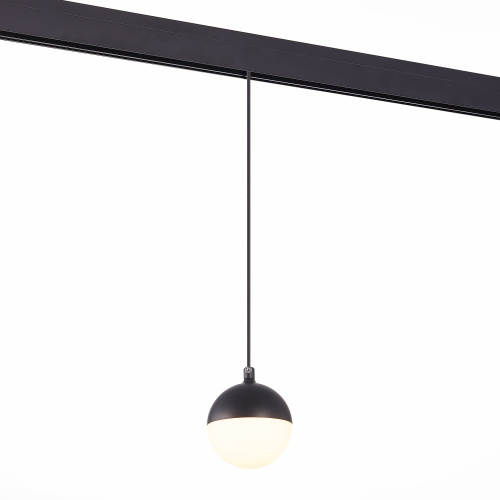 ST358.443.07 Магнитный трековый светильник подвесной Черный LED 1*7W 4000K 520Lm Ra>80 120° IP20 D90 SKYLINE 48 фото 8