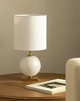 Белая настольная лампа "Иветт" - М