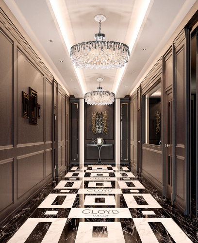 Люстра Cloyd CAPULETTI C8 / Ø60 см - хром (арт.11303)