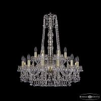 Люстра хрустальная 1409/12+6/240/h-77 G