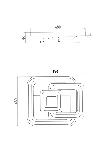 Потолочный светильник Freya FR10022CL-L71W фото 3