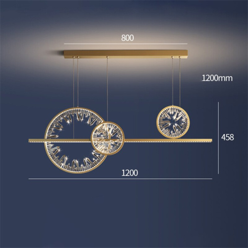Люстра XD-120B gold фото 2