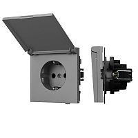 Механизм розетки влагозащищённый SCT-TENDO-MCP-PL-GR (230V, 16A) Arlight 054092