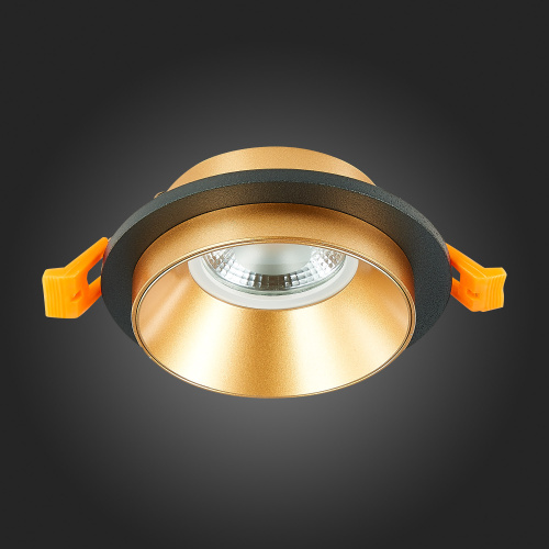 ST206.248.01 Св-к встр. Черный GU10 1*50W  IP20 D92xH38 220V Без ламп Встраиваемые светильники фото 8