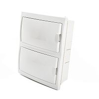 Бокс встраиваемый STEKKER EBX50-2/16-20 16 модулей, белый, пластик, серия ArcaClass