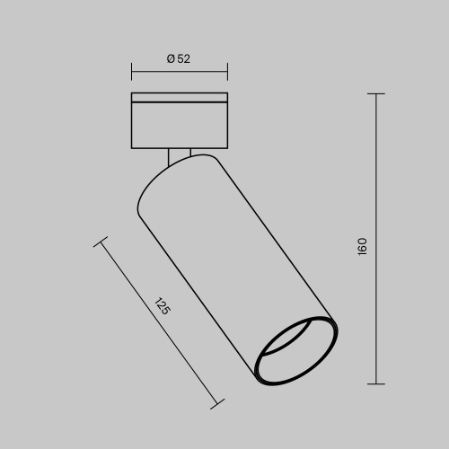 Потолочный светильник Technical C055CL-L12W3K-W-D-W фото 17