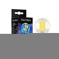 Лампа светодиодная диммируемая Voltega E27 5W 3000К прозрачная 7202