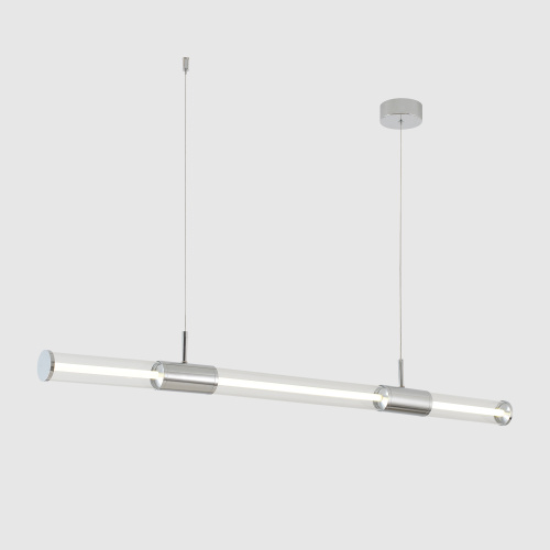 Светильник подвесной Crystal Lux LINEUP SP24W LED CHROME фото 3 Светильник подвесной Crystal Lux LINEUP SP24W LED CHROME фото 3