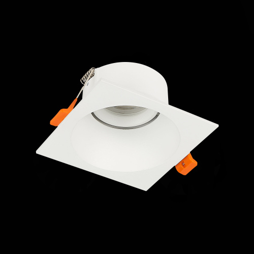 ST207.518.01 Св-к встр. Белый GU10 1*50W  L103xW103xH52 220V Без ламп Встраиваемые светильники фото 7