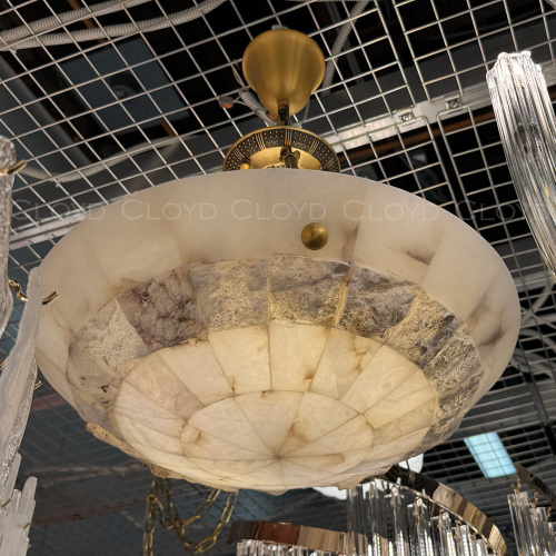 Люстра Cloyd TELEMACH C5 / Ø50 см - алебастр - латунь (арт.12346) фото 2