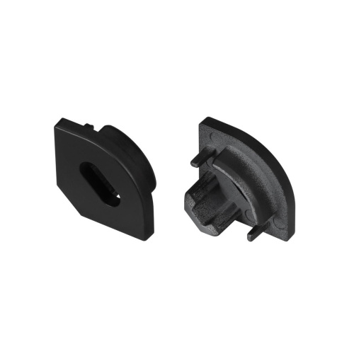 Заглушка Arlight SL-KANT-H10 BLACK с отверстием 049410
