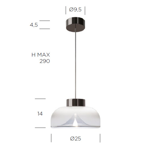 Подвесной светильник Aella Mini 25 S Clear фото 2