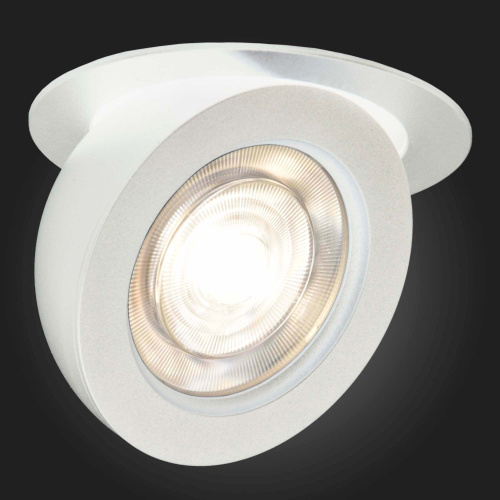 ST654.548.10 Св-к встр. Белый LED 1*10W 4000K 850Lm Ra>90 38° IP20 D109xH60 180-240V Встраиваемые светильники фото 2