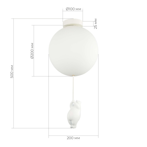 SLE115412-01 Светильник подвесной Белый/Белый E27 1*60W MODENA фото 2