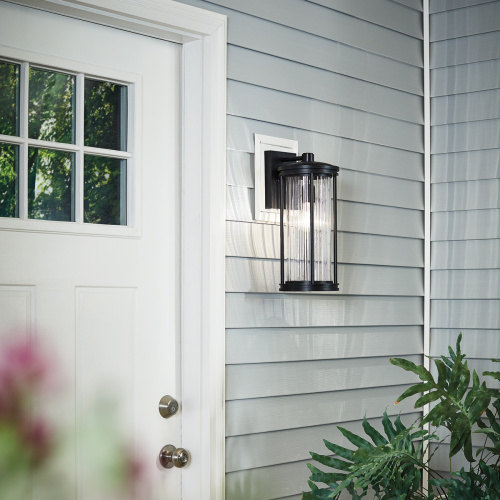 Настенный фонарь Kichler, Арт. KL-BARRAS2-M-BK фото 4