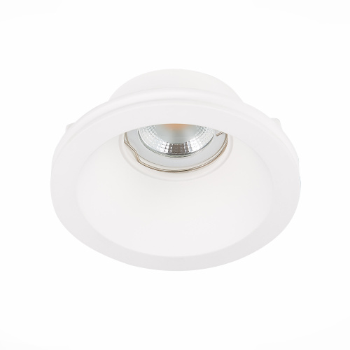 ST254.308.01 Св-к встр. из гипса Белый GU10 1*50W  IP20 D120xH50 180-240V Без ламп Встраиваемые светильники фото 6