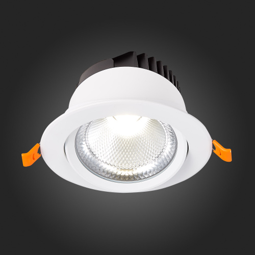 ST211.548.15.36 Св-к встр. Белый LED 1*15W 4000K 1 125Lm Ra80 36° IP20 D109xH65 220-240V Встраиваемые светильники фото 3