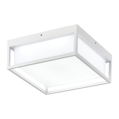 SL9517.502.01 Светильник уличный потолочный ST-Luce белый/белый LED 1*20W 3000K/4000K/5000K CUBO SL9517.502.01 Светильник уличный потолочный ST-Luce белый/белый LED 1*20W 3000K/4000K/5000K CUBO