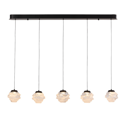 Подвесной светильник MD25030003-5B matt black/clear