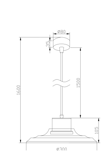 Подвесной светильник Technical P066PL-L9W4K фото 4