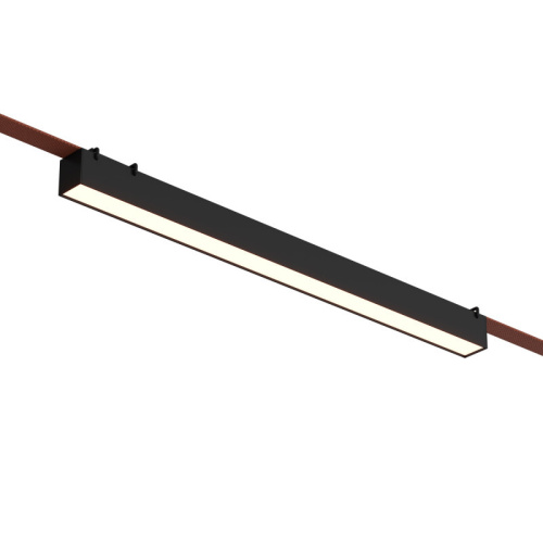 DK5676-BK Cветильник для трека-ремня Belty Smart, серия Linear, со светодиодом, L642*W40*H45мм, 48V DC, 24W, RA90, 120°, 2700-6500K, IP20, черный, алюминий фото 2