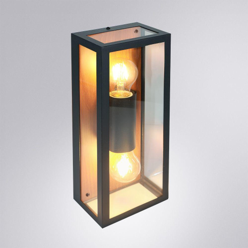 Уличный настенный светильник Arte Lamp Belfast A4569AL-2BR фото 2
