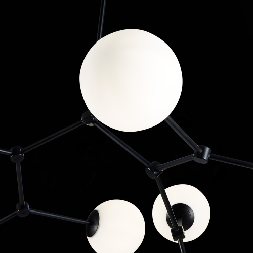 SL1506.403.08 Люстра подвесная ST-Luce Черный/Белый E14 8*40W CHIETI фото 4