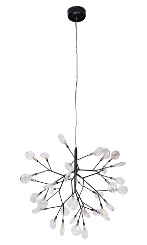 Светильник подвесной Crystal Lux EVITA SP36 BLACK/TRANSPARENT Светильник подвесной Crystal Lux EVITA SP36 BLACK/TRANSPARENT
