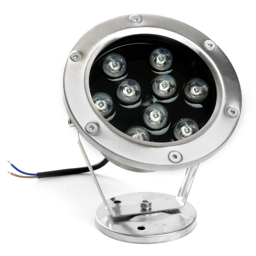 Светодиодный прожектор подводный Feron LL-824, 9W, AC24V, низковольтный, RGB, металлик, 143*75*170mm, IP68 фото 4